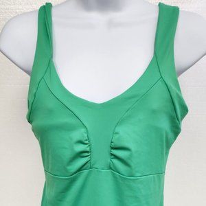 THE NORTH FACE Green Small S Built in Bra Tankini Swim Top